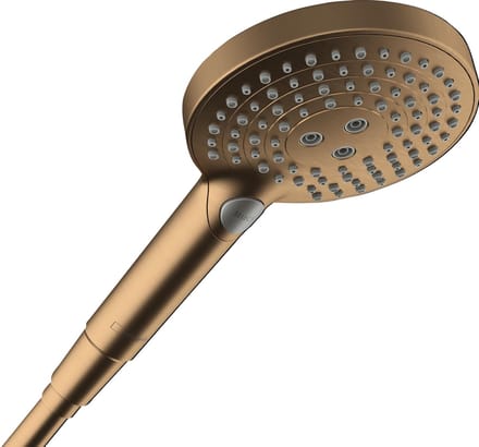 Hansgrohe Raindance Select S - Douchekop, 3 stralen, EcoSmart+, geborsteld brons 26516140