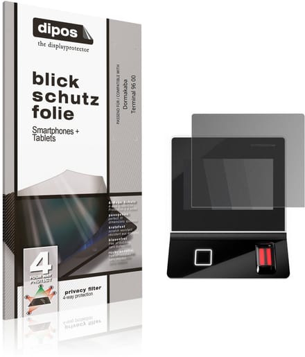 dipos – Matte Privacy Screenprotector geschikt voor Dormakaba Terminal 96 00 | Anti-Spy Beschermfolie