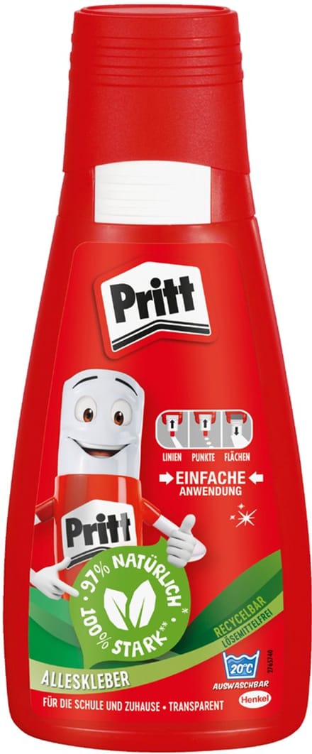 Pritt Alleskleber, lösemittelfrei, 100 g Flasche