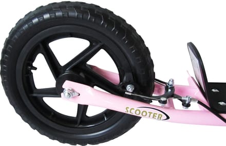 HOMCOM Kinderstep Staal, PVA, EVA L120 x B52 x H80-88 cm Roze