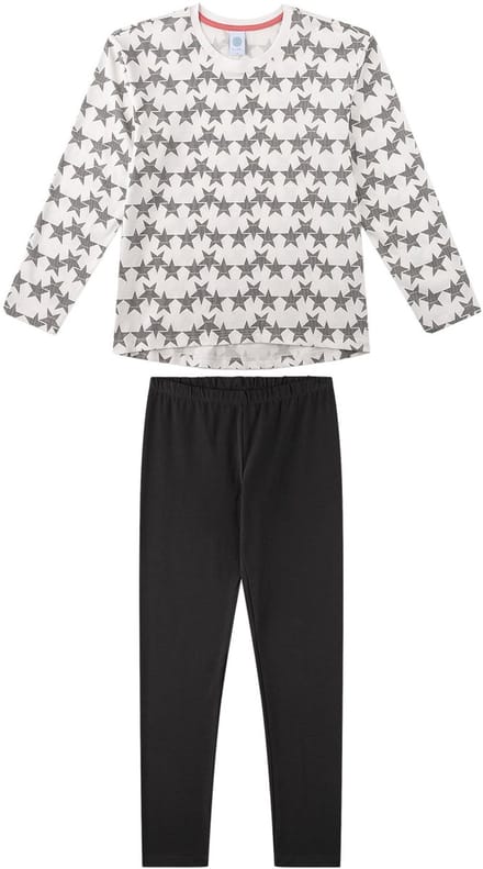 Sanetta Pyjama Pyjama Teenager lang Stars Set van 1