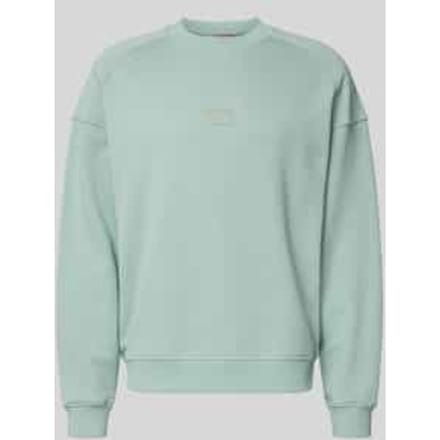 Regular fit sweatshirt van puur katoen, model 'DELASTCREW'