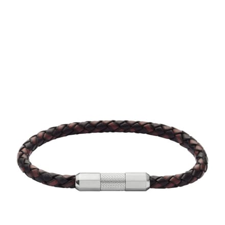 Fossil KNOX Heren Armband - Zilverkleurig