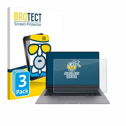 BROTECT - Screenprotector voor Honor MagicBook X14 Plus 2025 - Folie Beschermfolie Beschermglas matte 3 Stuks