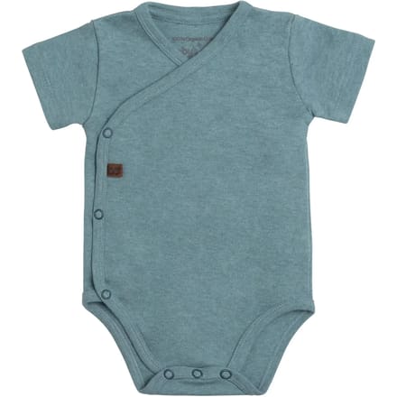 Baby's Only Rompertje Melange - Stonegreen - 68 - 100% ecologisch katoen - GOTS