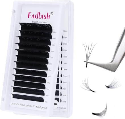 Matte Volume Wimperextensions 0.02mm Voor Gemakkelijk Fans C Krul