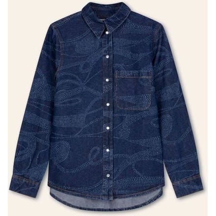 Oilily Brea Blouse- maat44 Blauw indigo