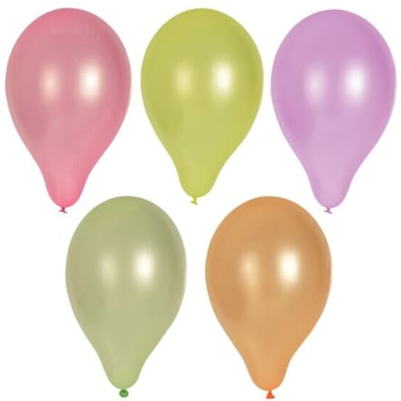 Set van 10 ballonnen »Neon« geassorteerde kleuren