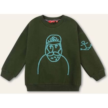 Oilily Harvey Sweater- maat104/4yr Rifle Groen