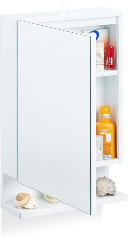 Spiegelkast - 55x35x12 cm - met stopcontact