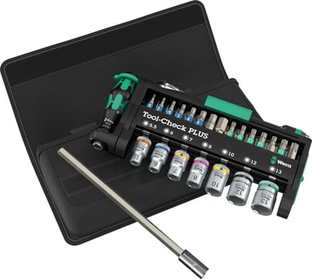Wera Tool-Check PLUS Bit-& Doppenset met Ratel 40-delig tasje + bithouder OP=OP