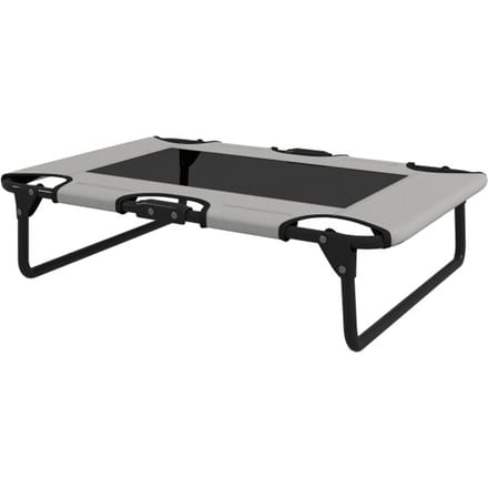 4goodz Opvouwbaar verhoogd Hondenligbed - 75 x 51 x 18 cm - Grijs