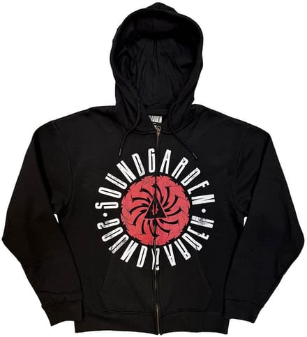 Soundgarden - Circle Logo Vest met capuchon - M - Zwart