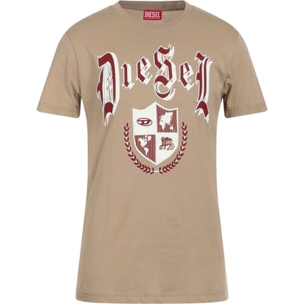 Diesel Middeleeuws Design Dune Beige T-shirt