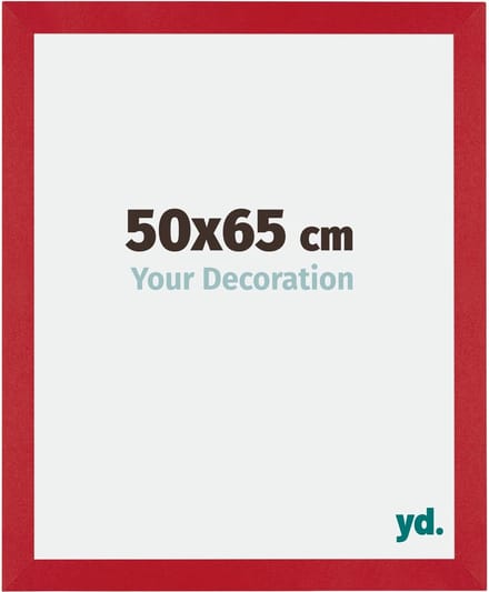 Your Decoration - Fotolijst 50x65 cm - MDF - Rood - Mura