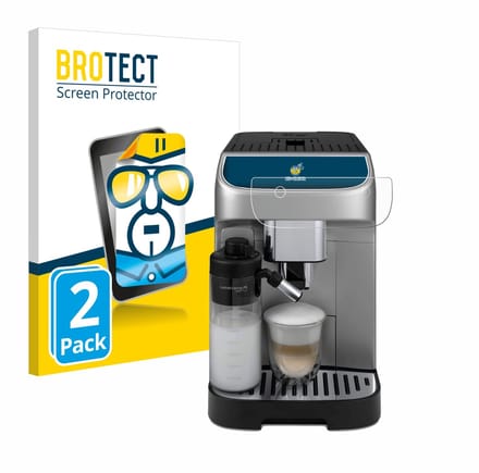 BROTECT - Screenprotector voor DeLonghi Magnifica Plus - Folie Beschermfolie transparant 2 Stuks