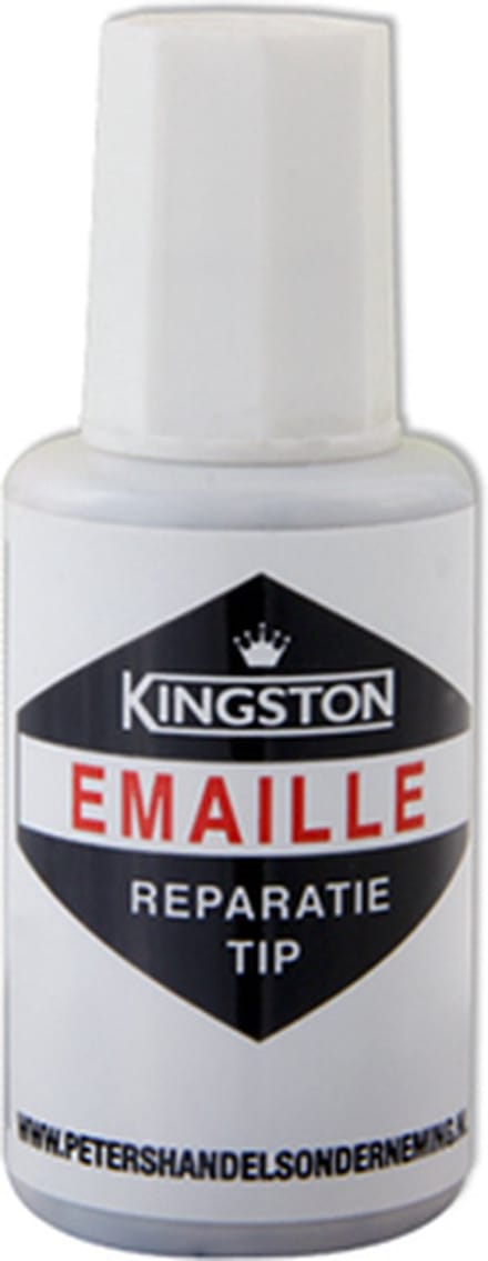 Kingston emaille tip Manhatten grijs - Lak 20ml.