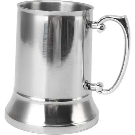 Roestvrijstalen Bierpul Antislip Hittebestendig Moderne Bierbeker Koffiemok 500ml gray