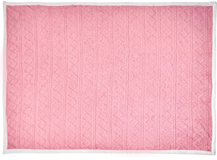 HONEYCOMB - Bedsprei - Roze - 150 x 200 cm - Polyester