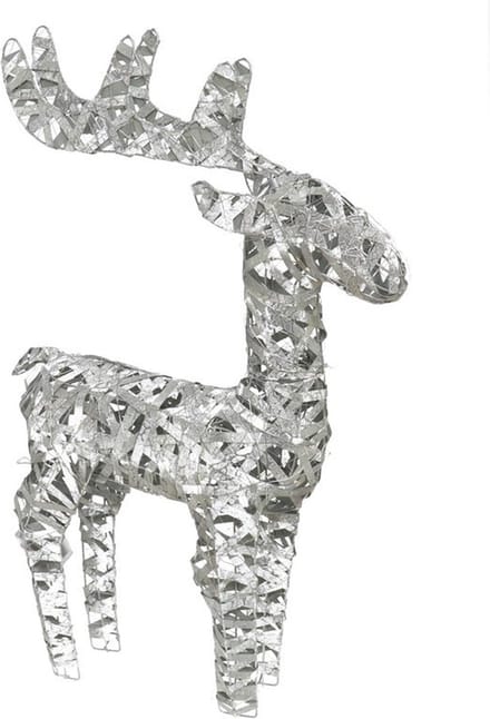 Metalen Rendier met 50 LEDs - Kerstverlichting - 66cm hoog