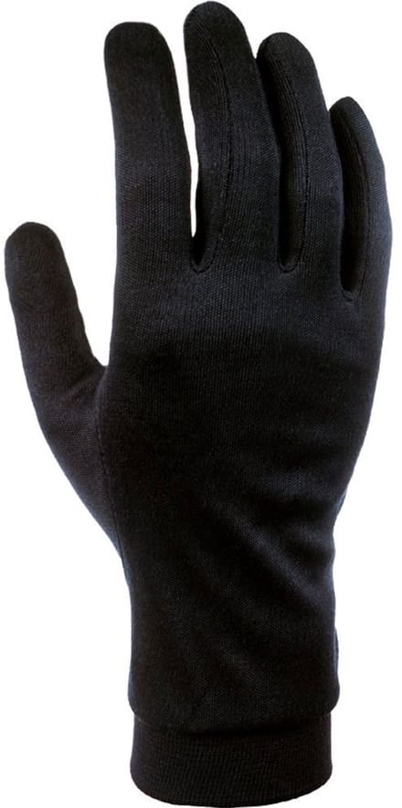 CAIRN Silk Gloves Men | Black