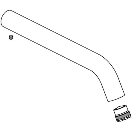Ideal Standard Replacement Wall Spout 18 cm, A861431AA