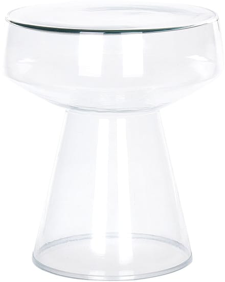LAGUNA - Bijzettafel - Transparant - Glas