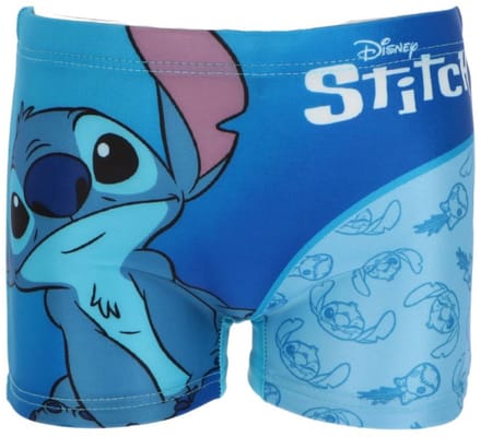 Lilo & Stitch Zwembroek - Maat 110/116 - Polyester - Blauw - Zwemboxer