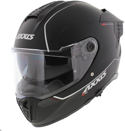 Axxis Hawk SV Evo Integraalhelm solid mat zwart XS - Motorhelm / Brommerhelm