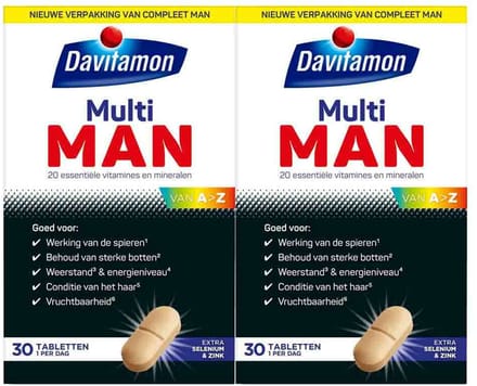 Davitamon Multi Man - 2 x 30 tabletten - Voordeelverpakking