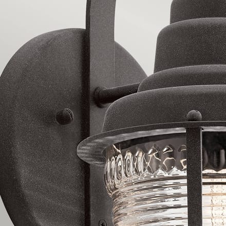 Kichler LED Wand Buitenlamp Chance Harbor | 1X E27 Max 60W | IP44 | Dimbaar | Weathered Zinc
