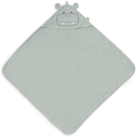 Jollein Badcape Badstof 75x75cm Hippo Happy