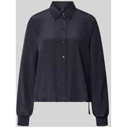 regular fit blouse met tunnelkoord