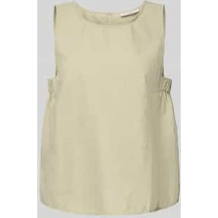 Blousetop met ronde hals