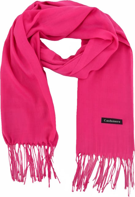 Pashmina Sjaal - Roze | Polyester | 180 x 70 cm | Fashion Favorite