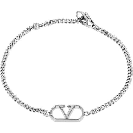 Valentino V Logo Armband J0ag4 Met 172 8Y2J0AG4 MET 172 white