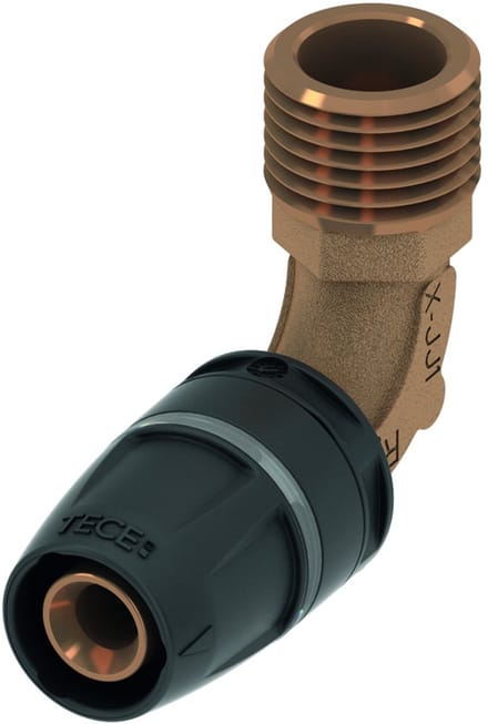 TECE TECElogo-Push puntstuk haaks, brons-silicium brons, afmeting 20 x R 3-4", 8713304