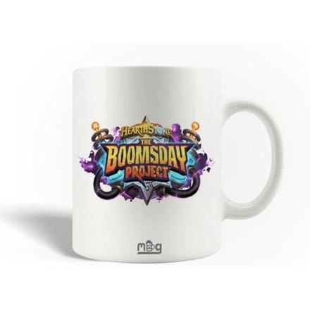 Mug en Céramique - Projet Armageboum - The Boomsday Project - 30cl - Compatible Lave-Vaisselle - Blanc
