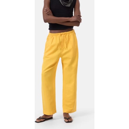 Closed Romilla Mango Yellow Maat: M/L32 | Wijde Broeken Outlet | Dames | Geel