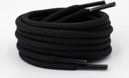 120cm Sneaker Veters -Ronde Veters -120cm - Shoe laces -kleur: zwart