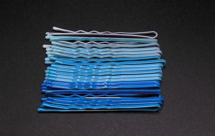 Schuifspelden blauwe tinten per 20 stuks.