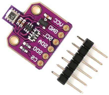 Temperatuursensor - Vochtigheidssensor Druksensor - Omgevingsmeting - Digitale 4-in-1 Sensor - 11 x 6 x 0.3 cm - Niet gespecificeerd