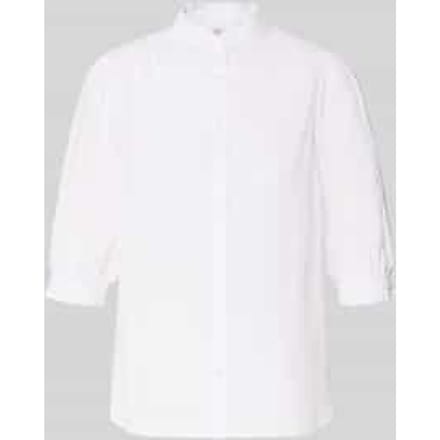 regular fit blouse met opstaande kraag model 'CALISTE'