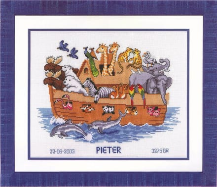 borduurpakket 70.849 ark van noach, geboorte