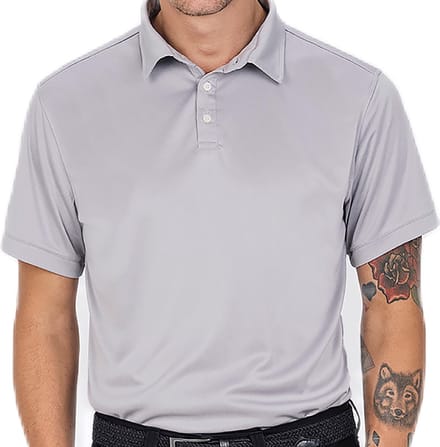 Func Factory mannen Poloshirt Mac zilvergrijs maat M