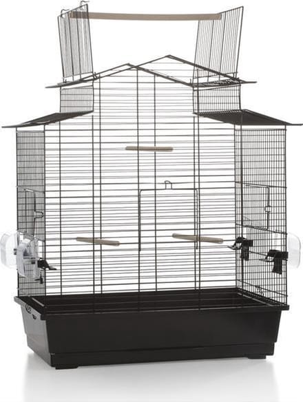 Beeztees Iza 3 Open - Vogelkooi - Zwart - Groot - 59x38x65 cm