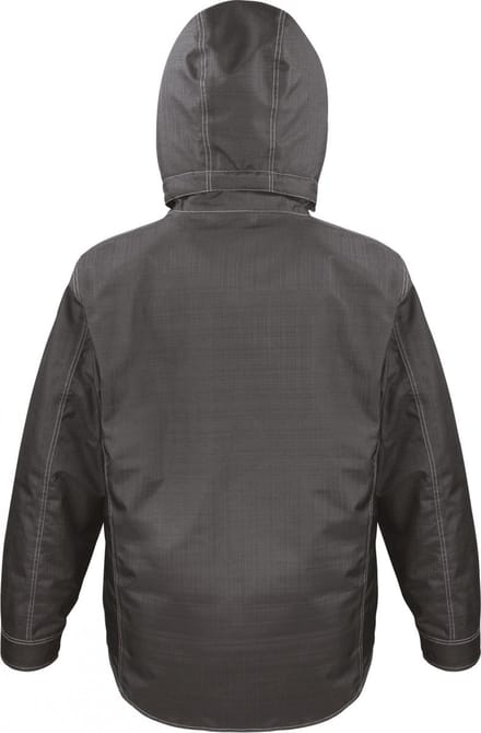 Result Denim Texture Rugged Jacket RT326 - Black - 3XL