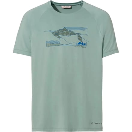 Vaude Gleann Ii T-shirt Met Korte Mouwen Groen S Man
