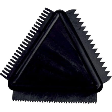 Structuurkam van rubber, afm 9 cm, 1stuk