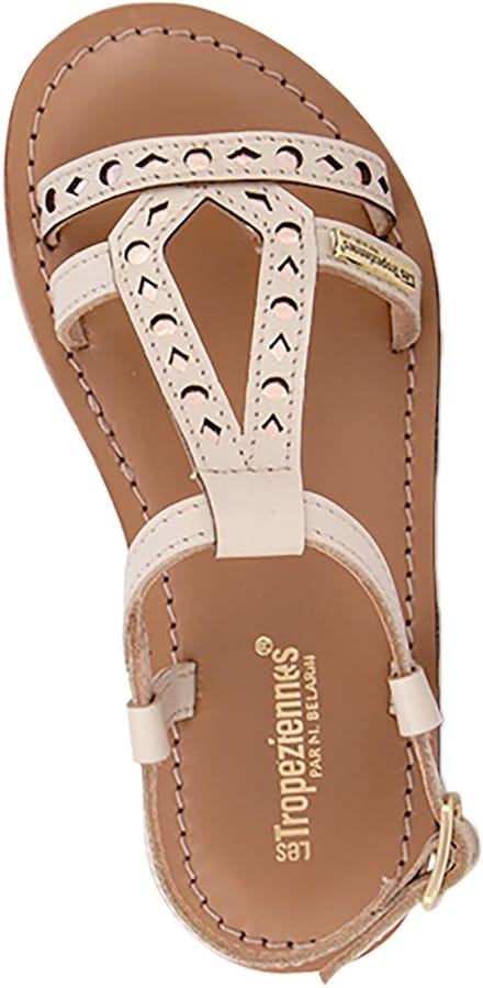 Belectra platte leren sandalen voor kinderen